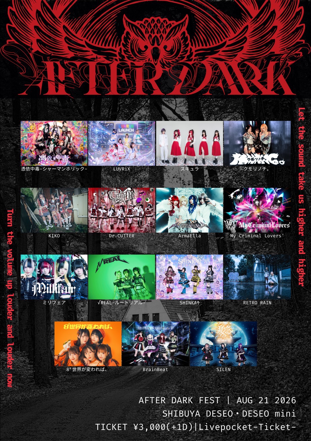 AFTER DARK FEST フライヤー